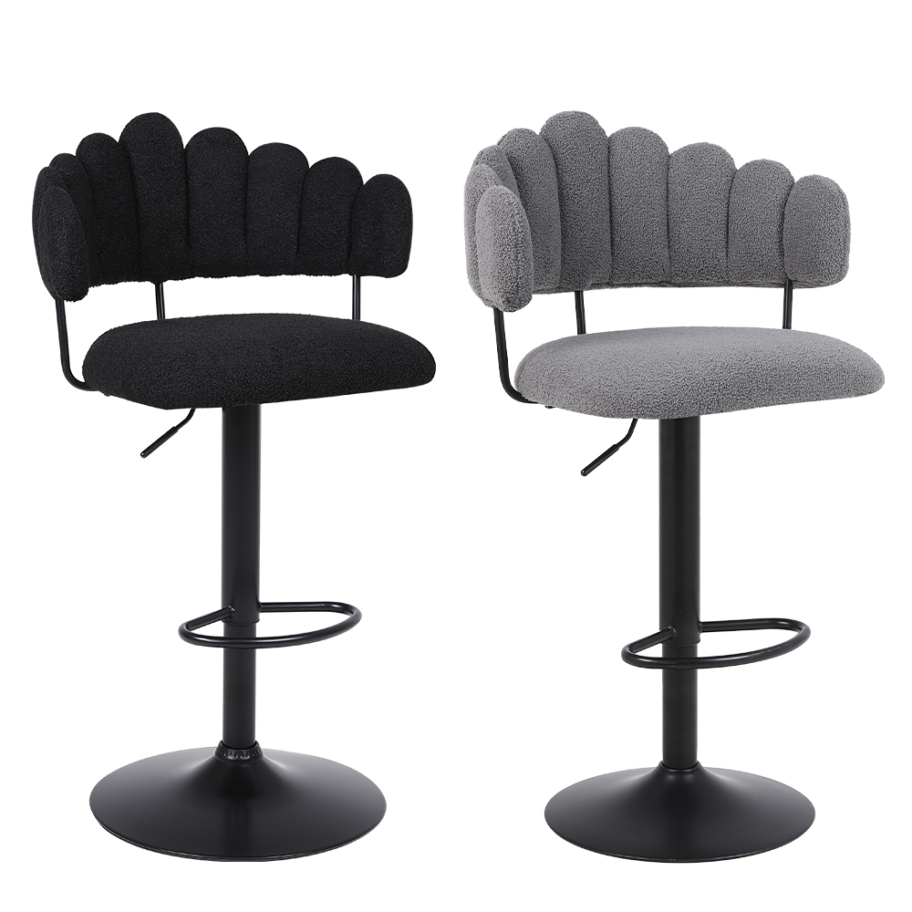 black velvet bar stool chair